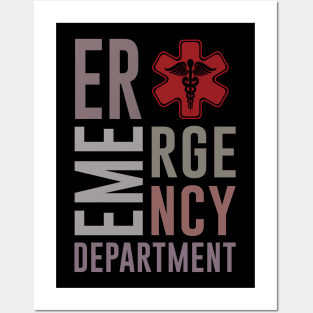 Emergency Department Emergency Room Nurse ER Nurse Posters and Art